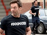 Picture Shows: Hugh Jackman  September 11, 2015\n \n "Pan" star Hugh Jackman jogs to the gym in New York City. Hugh looks to be gearing up for his final run as an X-Man in an upcoming "Wolverine" movie.\n \n Non Exclusive\n UK RIGHTS ONLY\n \n Pictures by : FameFlynet UK © 2015\n Tel : +44 (0)20 3551 5049\n Email : info@fameflynet.uk.com